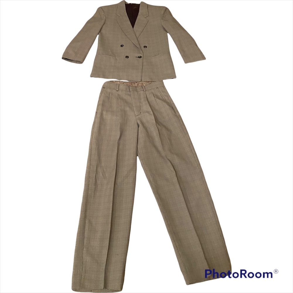 Grey pinstripe women’s suit